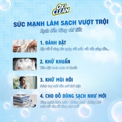 Bột Giặt Tẩy OxiClean Đánh Bay Vết Bẩn Cứng Đầu Tẩy Trắng Ố Vàng Đa Năng  Stain Remover 500g