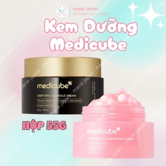 Kem Dưỡng Dạng Viên Nang Medicube Deep Pink Capsule Cream Dưỡng Sáng Mờ Thâm Phục Hồi Da Hộp 55g