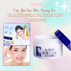 Kem Dưỡng Gạo Momotani White Moisture Gel Cấp Ẩm Dịu Nhẹ Dưỡng Trắng Da Mịn Màng Tự Nhiên Nhật Bản