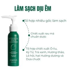 Gel Rửa Mặt Porêves Thảo Mộc Sạch Sâu Dịu Nhẹ Cân Bằng Da  Botanical Face Cleanser Chai 50ml