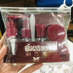 Bộ Chiết Mỹ Phẩm Du Lịch Tiện Lợi Kèm Túi Zip Siêu Xinh
