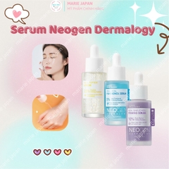 Serum Neogen Dermalogy Hoạt Chất Sinh Học Dưỡng Trắng Mờ Thâm Chống Lão Hóa Hàn Quốc Chai 30ml - TẶNG KÈM 3 GÓI SỮA RỬA MẶT NEOGEN DERMALOGY