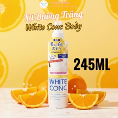 Xịt Dưỡng Trắng Da Toàn Thân  White Conc Dưỡng Ẩm Mềm Mịn Sáng Da Body Lotion Chai 245ml
