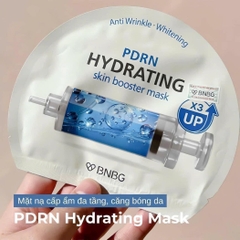 Mặt Nạ BNBG Placenta Skin Booster Mask Cấp Ẩm Dưỡng Trắng Phục Hồi Trẻ Hóa Da Hàn Quốc Hộp 10 Miếng