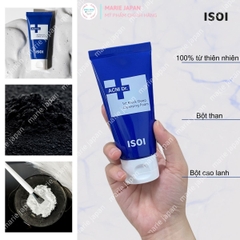 Sữa Rửa Mặt ISOI Than Hoạt Tính Sạch Sâu Giảm Dầu Nhờn Hiệu Quả ACNI Dr. 1st Black Deep Cleansing Foam Hàn Quốc 75ml