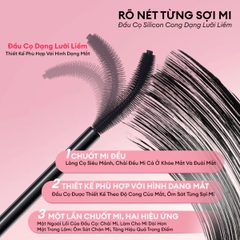 Mascara Colorkey Volumizing & Curling Siêu Dài Cong Mi Tự Nhiên Lâu Trôi
