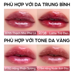 Son Gương Bóng Colorkey Môi Đầy Đặn Căng Bóng Quyến Rũ  Airy Lip Mirror Series 2.5g