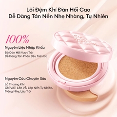 Cushion Chống Nắng COLORKEY SPF 50+ PA++++  Mỏng Nhẹ Lâu Trôi Tự Nhiên Long Lasting Flawless Brightening 11g - TẶNG  1 GƯƠNG CẦM TAY