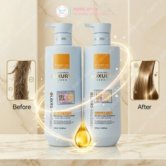 Set Gội Xả Olexrs Luxury  Phục Hồi Giảm Rụng Bóng Mượt Argan Oil & Pearl Essence Anh 500ml