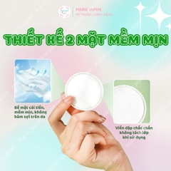 Bông Tẩy Trang La Soirée Premium Cotton Pads 100% Cotton Tự Nhiên Siêu Mềm Mịn Không Xơ Bông