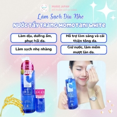 Nước Tẩy Trang Gạo Momotani White Moisture Clear Sạch Dịu Nhẹ Dưỡng Ẩm Sáng Da Nhật Bản