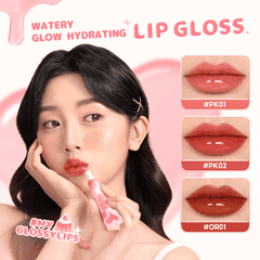 Son Bóng PINKFLASH Căng Mọng Dưỡng Ẩm Mềm Mịn My GlossyLips Watery Glow 6g