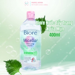Nước Tẩy Trang Biore Sạch Sâu Dưỡng Ẩm Ngăn Ngừa Mụn Micellar Cleansing Water Nhật Bản