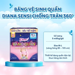 Băng Quần Diana Beauty Hip Ôm Sát Chống Tràn Thoải Mái Khô Thoáng Nhật Bản