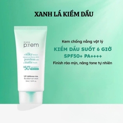 Kem Chống Nắng Vật Lý Make Prem UV SPF50+ PA++++ Nâng Tone Dịu Nhẹ Kiềm Dầu Hàn Quốc 50ml