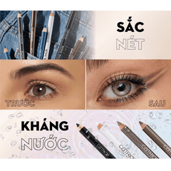 Chì Kẻ Mắt Catrice Kohl Kajal Waterproof  Đầu Kẻ Mềm Dễ Tán Tạo Đường Sắc Nét Lâu Trôi