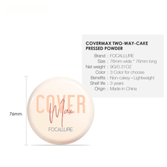 Phấn Nền Focallure Covermax Two Way Cake Pressed Powder FA155