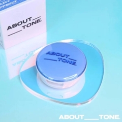 Phấn Phủ About Tone Powder Pact Dạng Nén  Nâng Tông Kiềm Dầu Siêu Lì Mịn Hàn Quốc Hộp 9g