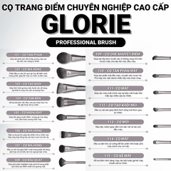 Cọ Trang Điểm Glorie Makeup Chuyên Nghiệp Lông Siêu Mềm Bám Phấn Professional Brush