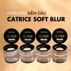 Phấn Phủ Catrice Soft Blur Mỏng Nhẹ Kiềm Dầu Tự Nhiên Matte Setting  Powder 8g - TẶNG BÔNG PHẤN CATRICE