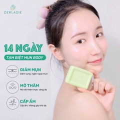 Xà Phòng Derladie Body Cleansing Bar For Blemish Skin Sạch Sâu Giảm Mụn Mờ Thâm Hàn Quốc 50g