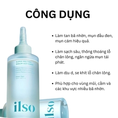 Tinh Chất Ủ Mụn Đầu Đen ILSO Melting Sebum Làm Mềm Sợi Bã Nhờn Hàn Quốc Hộp 150ml + 40 Miếng Bông Ủ