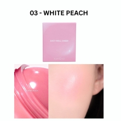 Má Hồng Kem Romand Juicy Roll Cheek Dạng Lăn Màu Tự Nhiên Dễ Tán Căng Mướt Hàn Quốc
