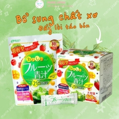 Bột Lá Đại Mạch Non Rau Xanh Và Trái Cây S SELECT Bổ Sung Canxi Chất Xơ Hòa Tan Nhật Bản