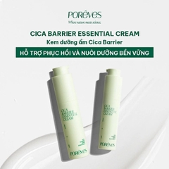 Kem Dưỡng Porêves Cica Barrier Essential Dưỡng Ẩm Phục Hồi Làm Dịu Da Chai 50ml