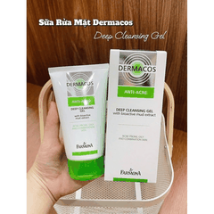 [MUA 1 TẶNG 1] Gel Rửa Mặt Dermacos Làm Sạch Sâu, Giảm Nhờn Hỗ Trợ Ngừa Mụn Hiệu Quả Anti-Acne Deep Cleansing 150ml - TẶNG 1 MASK JM