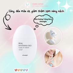 Kem Dưỡng Trắng Nách Ofmeight Real Whitening Deo Tone Up Sáng Da Khử Mùi Dưỡng Mềm Mịn Hàn Quốc Tuýp 50ml