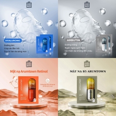 Mặt Nạ Dưỡng Da Arumtown Cấp Ẩm Dưỡng Sáng Tái Tạo Da Hàn Quốc Hộp Miếng Lẻ 23ml