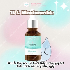 Serum Eveline 15% Niacinamide Concentrated Formula Dưỡng Sáng Mịn Da Mờ Thâm Mụn Chai 18ml