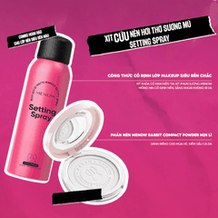 [MUA 1 TẶNG 1] Xịt Khóa Makeup MENOW Lâu Trôi Cấp Ẩm Soft Gauze Matte Makeup Setting Spray 100ml