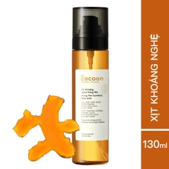 Xịt Khoáng Nghệ Hưng Yên Cocoon Turmeric Dưỡng Sáng Ẩm Da  Ngăn Ngừa Oxy Hóa Chai 130ml