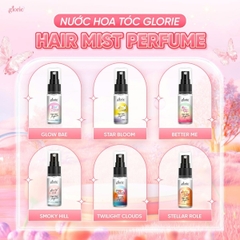 Nước Hoa Tóc Glorie Hair Mist Perfume Lưu Hương Thơm Hạn Chế Mùi Hôi Dưỡng Tóc Mềm Mượt Bộ 3 Chai Mini 10ml