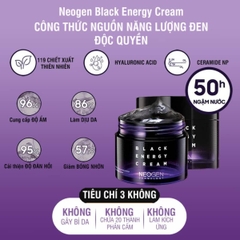 Kem Dưỡng Neogen Dermalogy Black Energy Cream Cấp Nước Làm Dịu Tăng Đàn Hồi Da Hàn Quốc 80ml