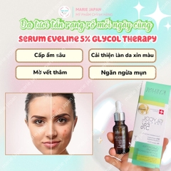 Serum Eveline 5% Glycol Therapy Sáng Da Mờ Thâm Mụn Hỗ Trợ Cải Thiện Nếp Nhăn Chai 18ml