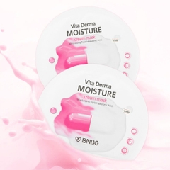 Mặt Nạ BNBG Vita Derma Moisture Cream Mask Dưỡng Da Ẩm Mịn Trắng Hồng Hàn Quốc 30ml