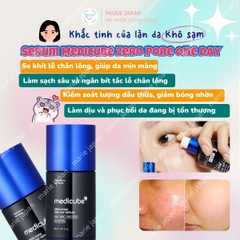 Serum Medicube Se Khít Lỗ Chân Lông Kiểm Soát Dầu Nhờn Zero Pore One Day Hàn Quốc Chai 30ml