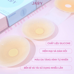 Miếng Dán Ngực Silicone Jary Nipple Covers Nâng Ngực Chống Mồ Hôi