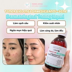 Toner Bielenda Dr.Medica Anti‑Acne Sạch Sâu Ngừa Mụn Cân Bằng Da Dermatological Toning Liquid 250ml