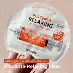 Mặt Nạ BNBG Placenta Skin Booster Mask Cấp Ẩm Dưỡng Trắng Phục Hồi Trẻ Hóa Da Hàn Quốc Hộp 10 Miếng