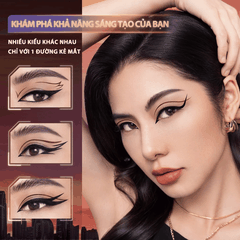 Kẻ Mắt Nước 2 Đầu Focallure Cao Cấp Siêu Mảnh, Bền Màu Ultra-Skinny Liquid FA309 LL01 1,2g