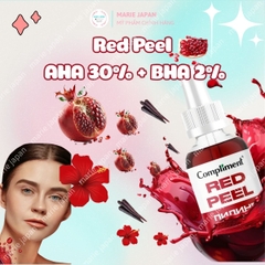 Serum Red Peel Compliment AHA 30% + BHA 2% Tái Tạo Da Dưỡng Sáng Giảm Mụn Hiệu Quả Chai 27ml