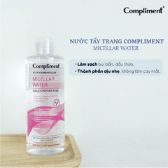 Nước Tẩy Trang Compliment Làm Sạch Sâu Dành Cho Mọi Loại Da Micellar Water Chai 400ml