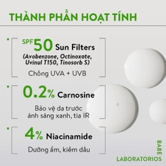 Kem Chống Nắng Babe Super Fluid Mattifying SPF50+ Kiềm Dầu Dưỡng Ẩm Mịn Da Tây Ban Nha 50ml