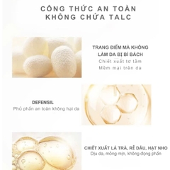 Phấn Phủ Nén Pramy Chống Nắng  Kiềm Dầu Mỏng Mịn Tự Nhiên Sheer UV Pressed Powder 7g