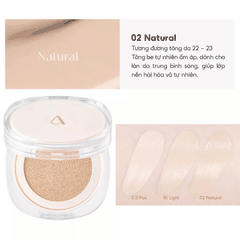 Cushion Aperire Chống Nắng Che Phủ Tốt Da Căng Bóng Mịn Lì Mỏng Nhẹ Sheer Breeze Hàn Quốc 13g