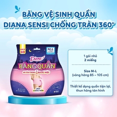 Băng Quần Diana Beauty Hip Ôm Sát Chống Tràn Thoải Mái Khô Thoáng Nhật Bản